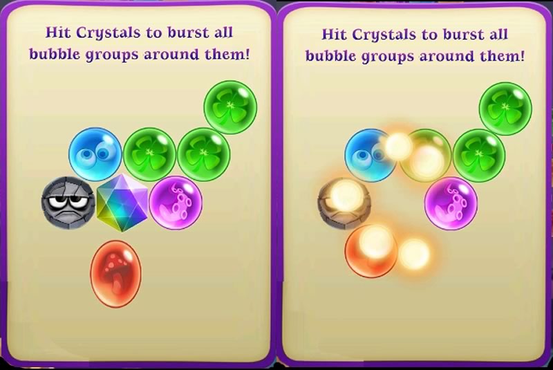 Bubble Witch 3 Saga, Crystals